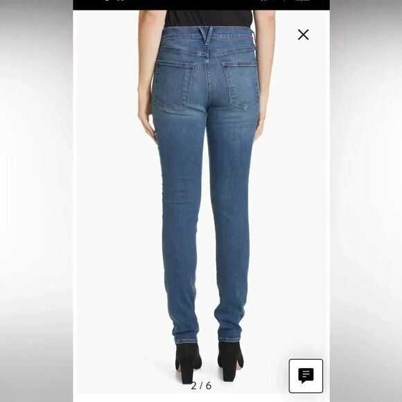 Women’s VERONICA BEARD apolo Debbie High Waist Skinny Jeans size 25 - Picture 3 of 10